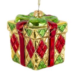 GAEM Украшение новогоднее "Подарок", L8 W8 H8 см
