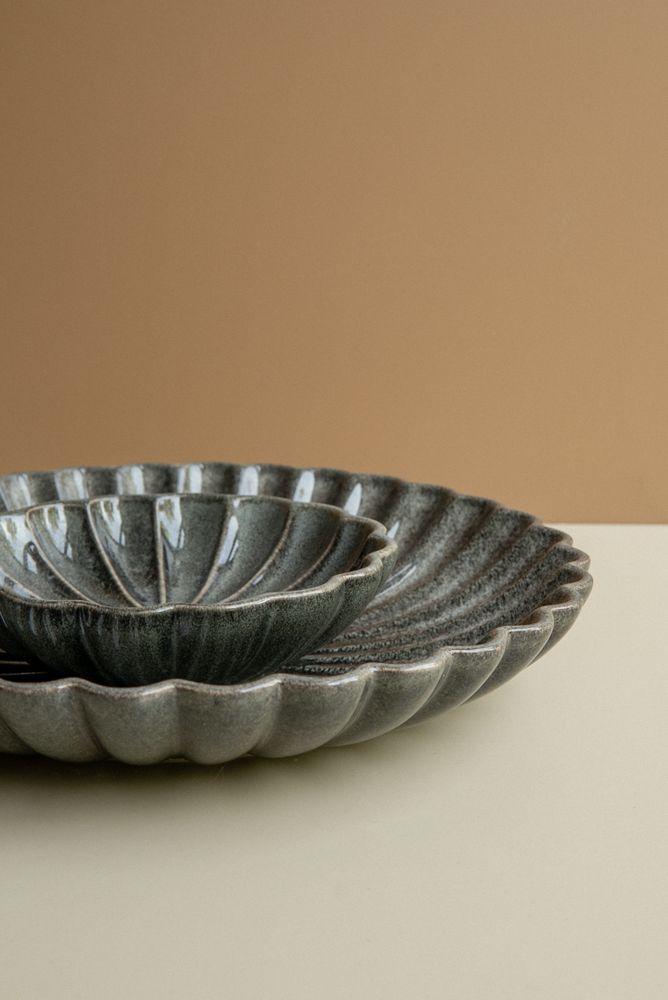 Тарелка комплимент, антрацит / HEAT UP ceramics
