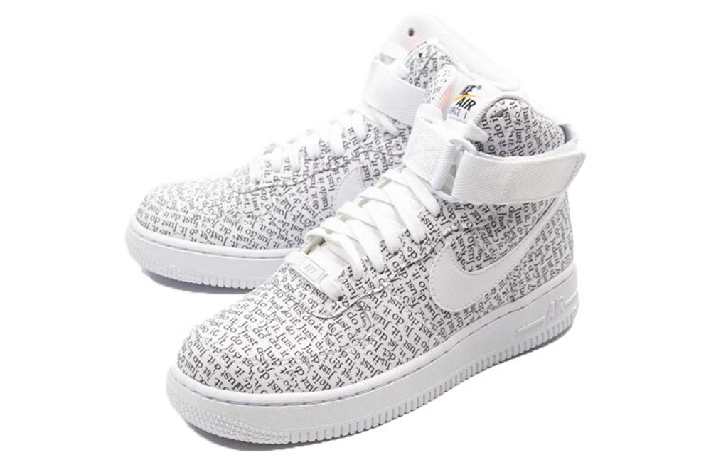 Кроссовки Nike Air Force 1 Lx Just Do It Pack White (Женская размерная сетка)