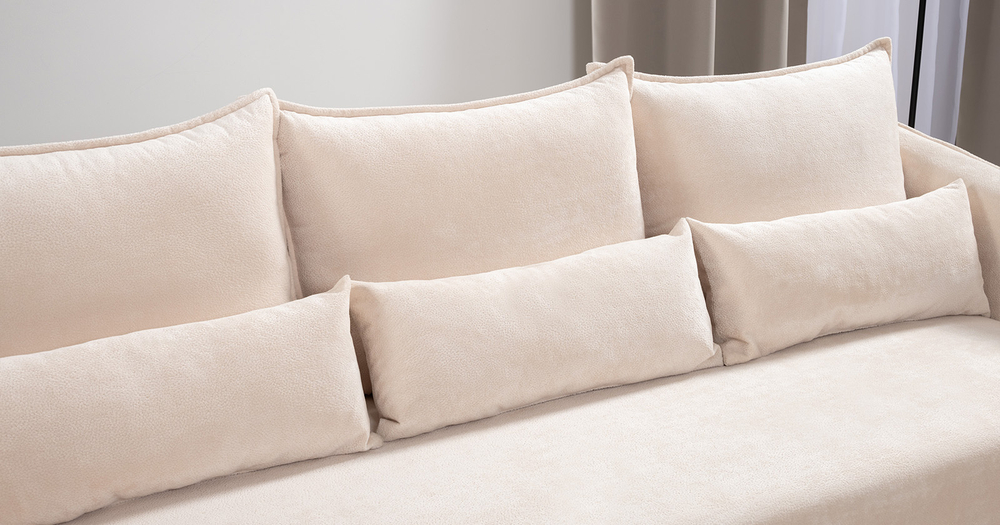 Берта диван-кровать (молочный)