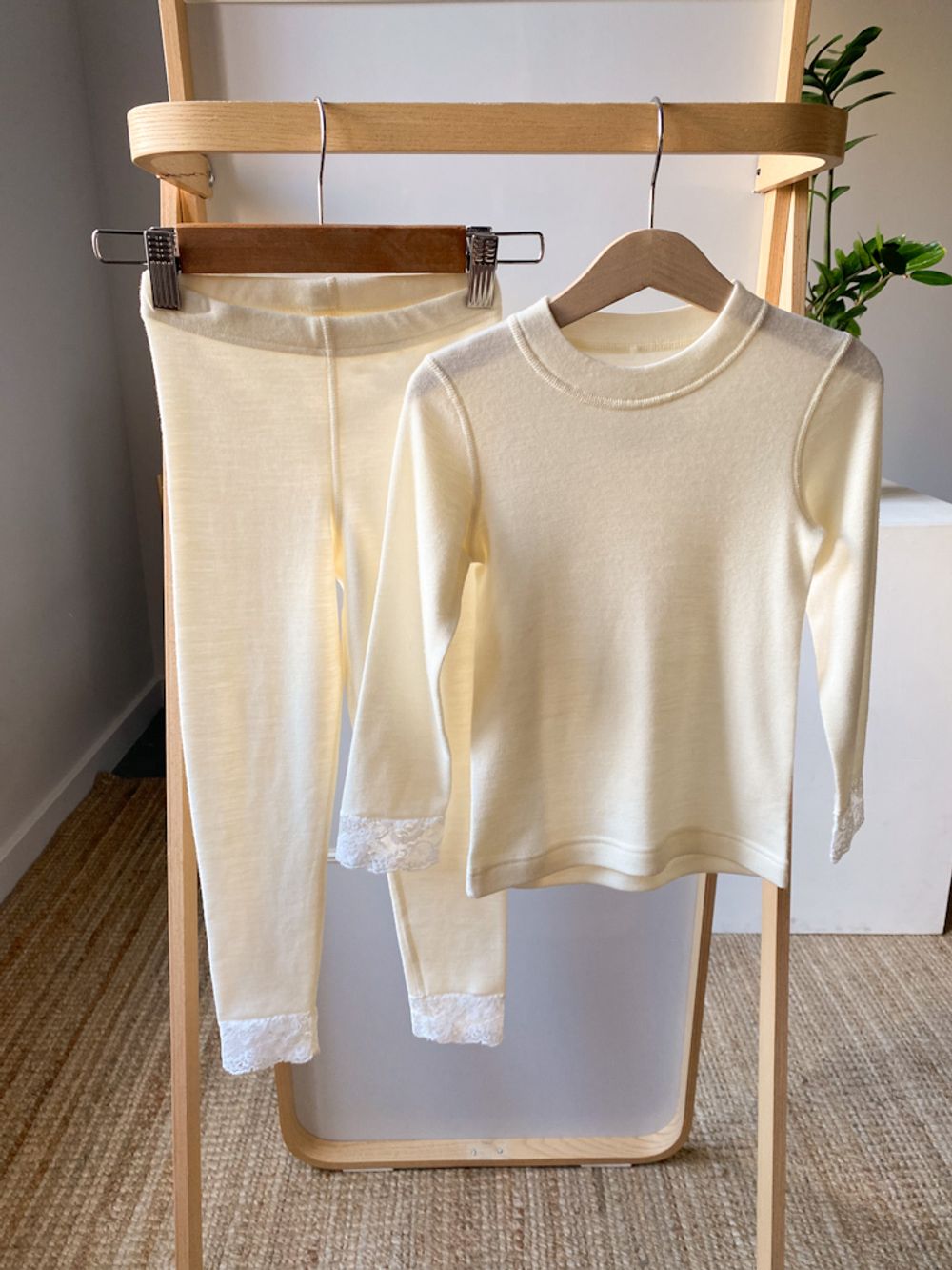 Новый шерстяной комплект термобелья Wool&Cotton, 110