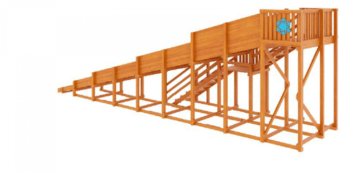 Зимняя горка TORUDA Лисичка (скат 10 м)