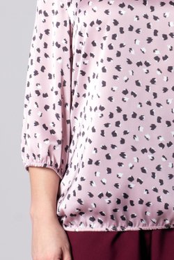 Блузка женская 3297ЛП, Принт #110Пра093297ЛП