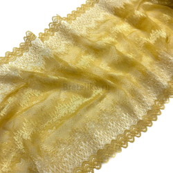 Кружево эластичное желтое 21 см