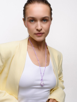 Колье "Cord Pearl" Violet с жемчугом