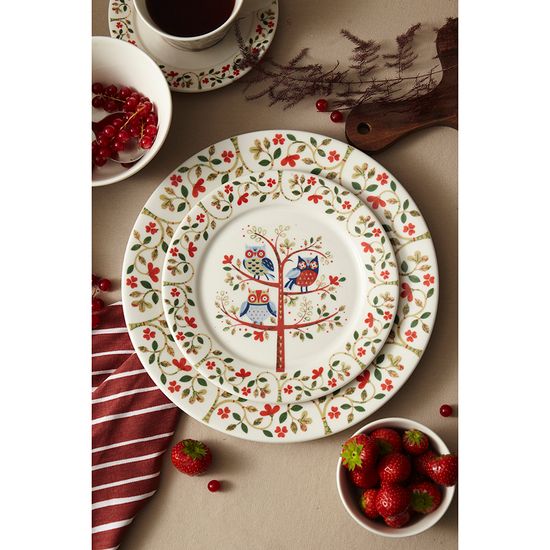 Тарелка owl из коллекции birds of paradise, D28 см