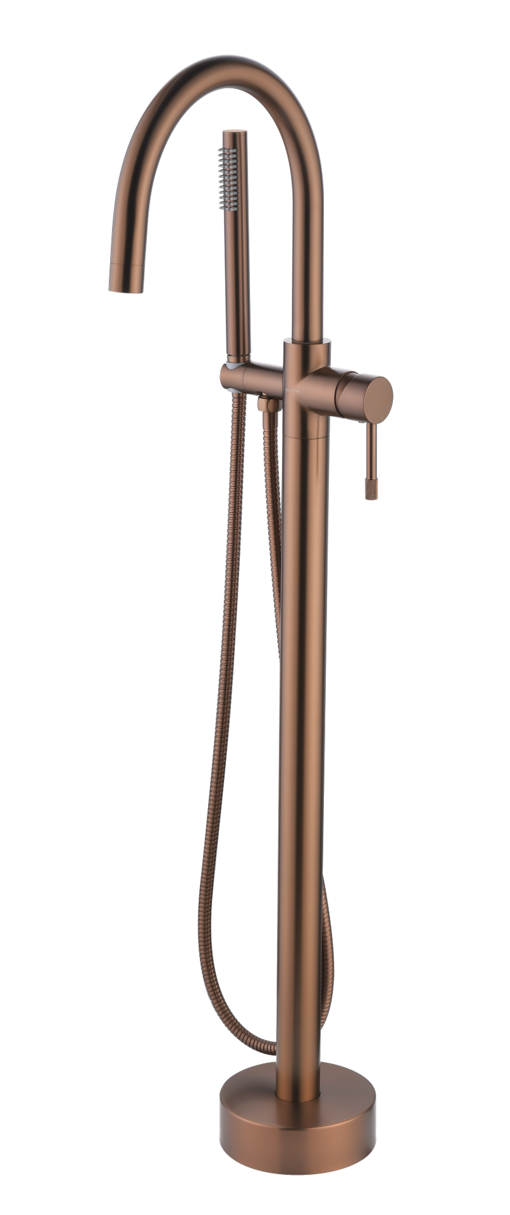 Смеситель напольный UNO WHITE Brushed Bronze