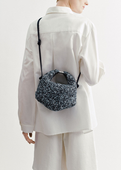 POLENE СУМКА BERI RIZOM NAVY, ТЕМНО-СИНИЙ