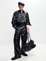 Брюки из экокожи UNI