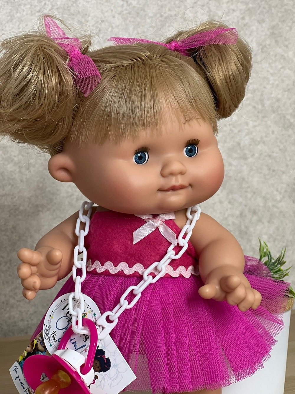 Пупс Nines 26см PEPOTE с закрывающими глазками (N804B7)