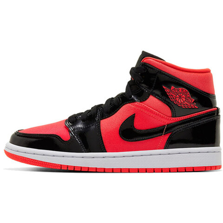 Кроссовки Air Jordan 1 Mid Hot Punch Black