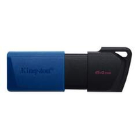 Флеш Диск Kingston 64GB DataTraveler Exodia M DTXM/64GB USB3.0 черный/синий (0740617326260)