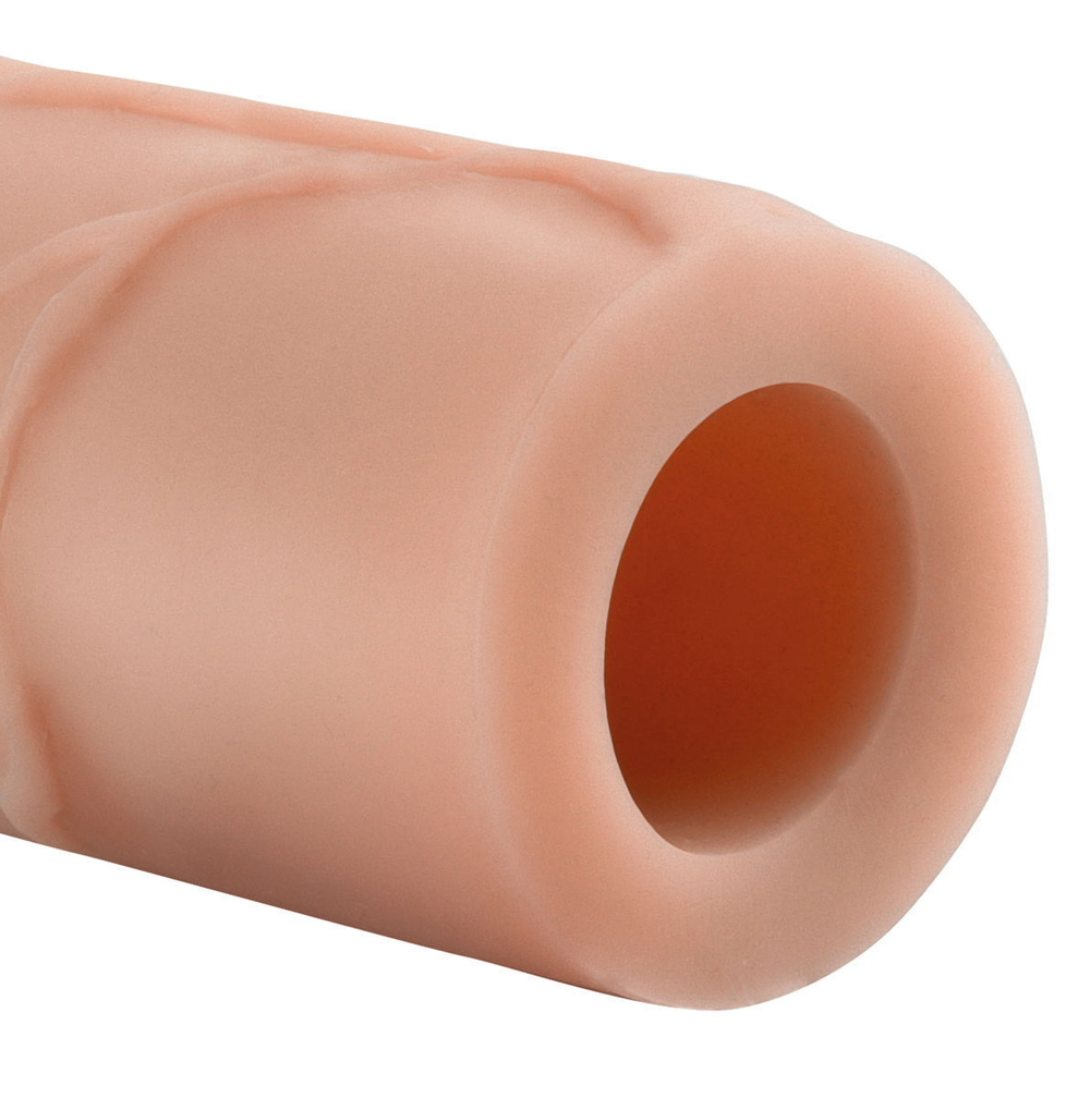 Телесная насадка Perfect 1 Extension - 17,7 см. (Цвет: телесный)