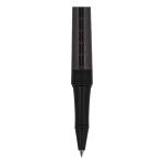 Ручка-роллер Delucci "Marte" синяя, 0,6мм, корпус титан/черный, подарочная упаковка