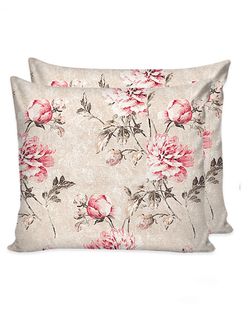 Наволочка комплект 2шт Сказка "Пионы винтаж" 70х70 см, перкаль