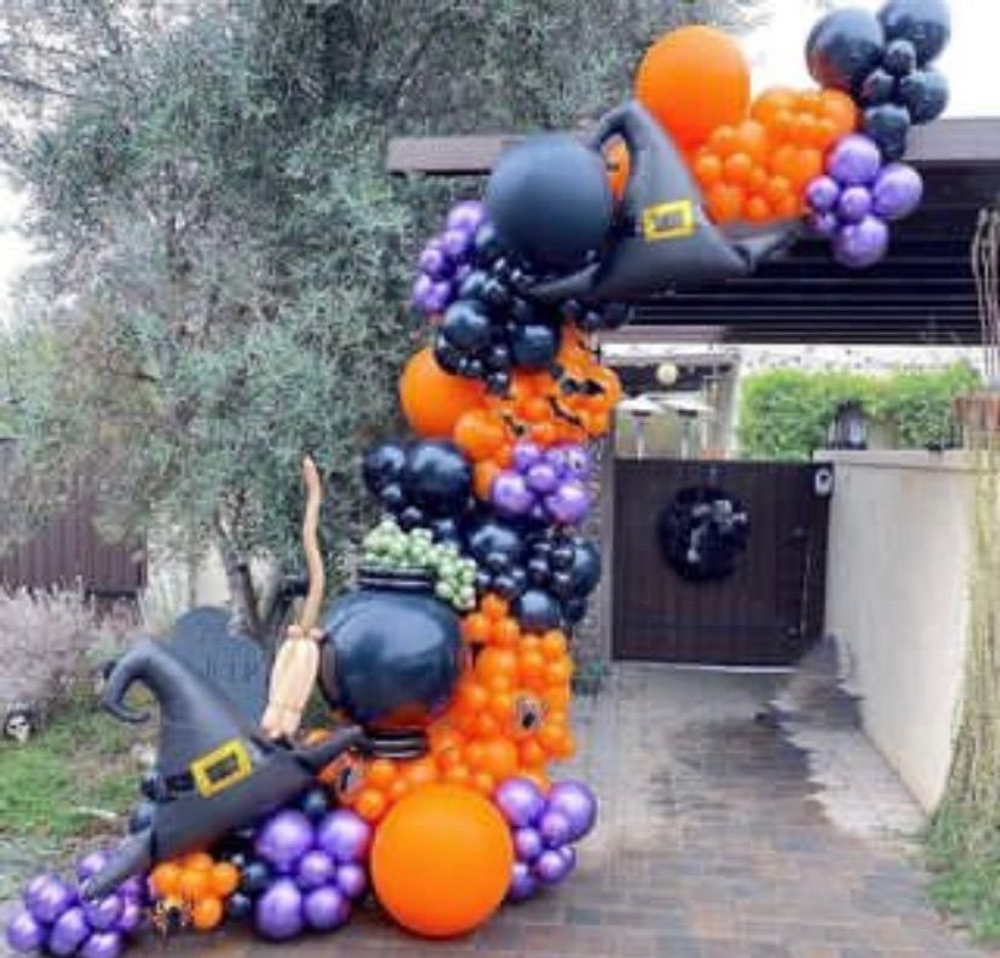 Гирлянда из шаров на Хэллоуин 2