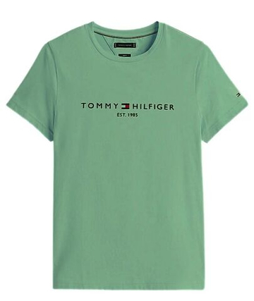 Мужская теннисная футболка Tommy Hilfiger Logo - зеленый
