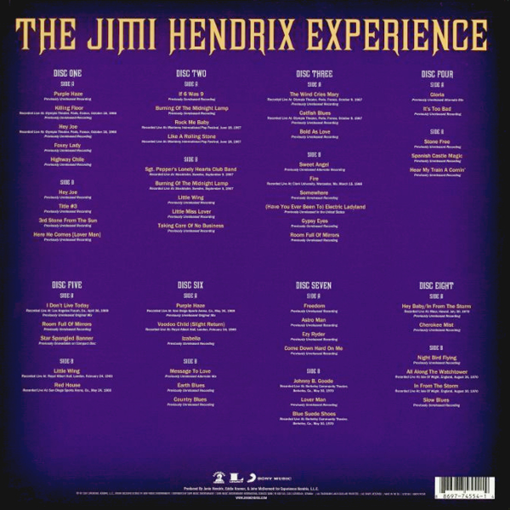 The Jimi Hendrix Experience / The Jimi Hendrix Experience (8LP)