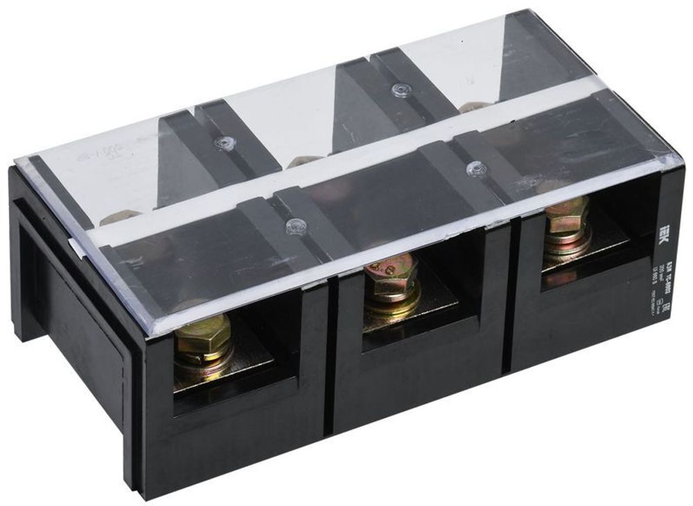 Блок зажимов БЗН TC-6003 300кв.мм 600A 3 пары IEK YZN42-03-300-K02 Блок зажимов БЗН TC-6003 300кв.мм 600A 3 пары IEK YZN42-03-300-K02