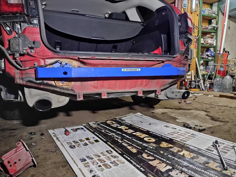 Усилитель задних лонжеронов (усилитель заднего бампера) Subaru Levorg (ПОД ЗАКАЗ)