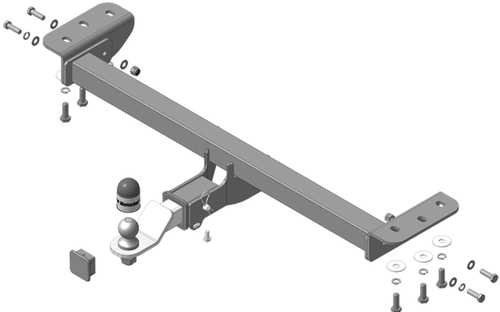 Фаркоп Motodor для Tank 700 2024 - (оцинк. Шар) арт.93122-E