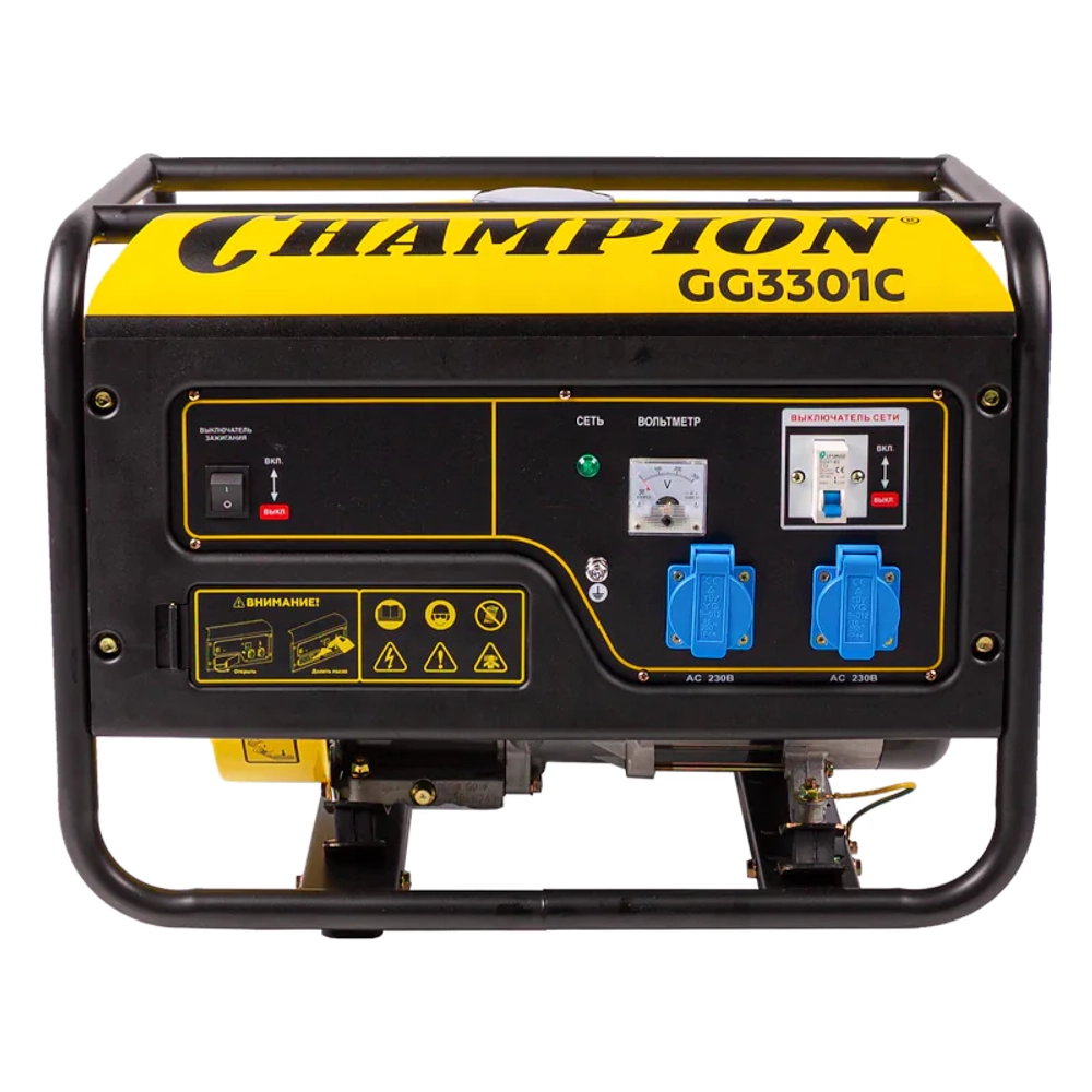 CHAMPION GG3301C генератор бензиновый