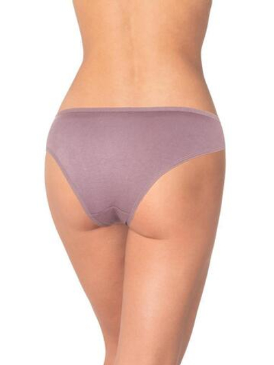 Трусики-слипы с ажурными вставками по бокам (Размер: S) (Цвет: фиолетовый)