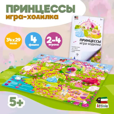Игра-ходилка «Принцессы»