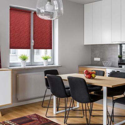 Рулонная штора 160хполотн 43 см, шир.крепл. 47 см, бордо, СРШ-01МЭ-899