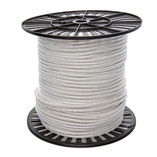 ШНУР СТРОЙБАТ ПОЛИАМИД ПЛОТН.ПЛЕТ.  6,0 ММ (БЕЛЫЙ)