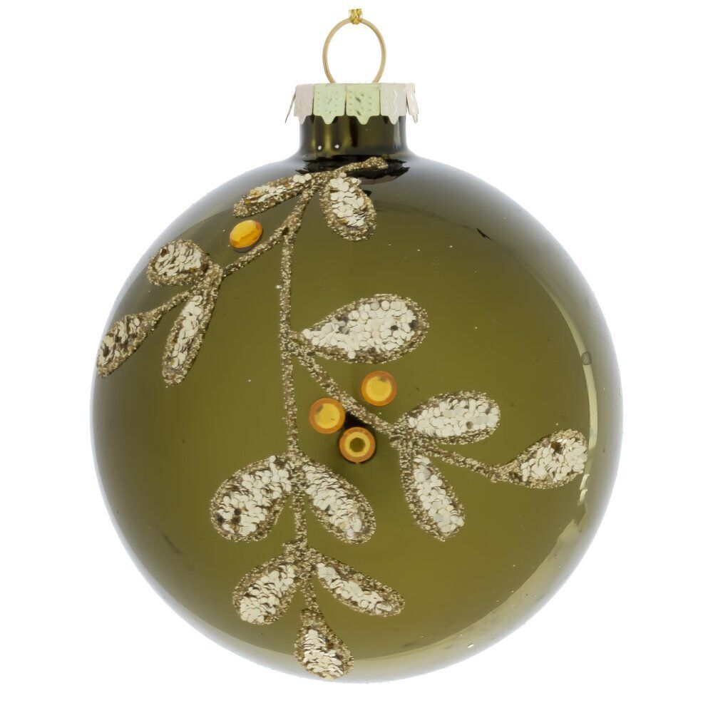 GAEM Набор из 12шт Украшение новогоднее "Шар", D 8 см, L35 W25 H8,5 см