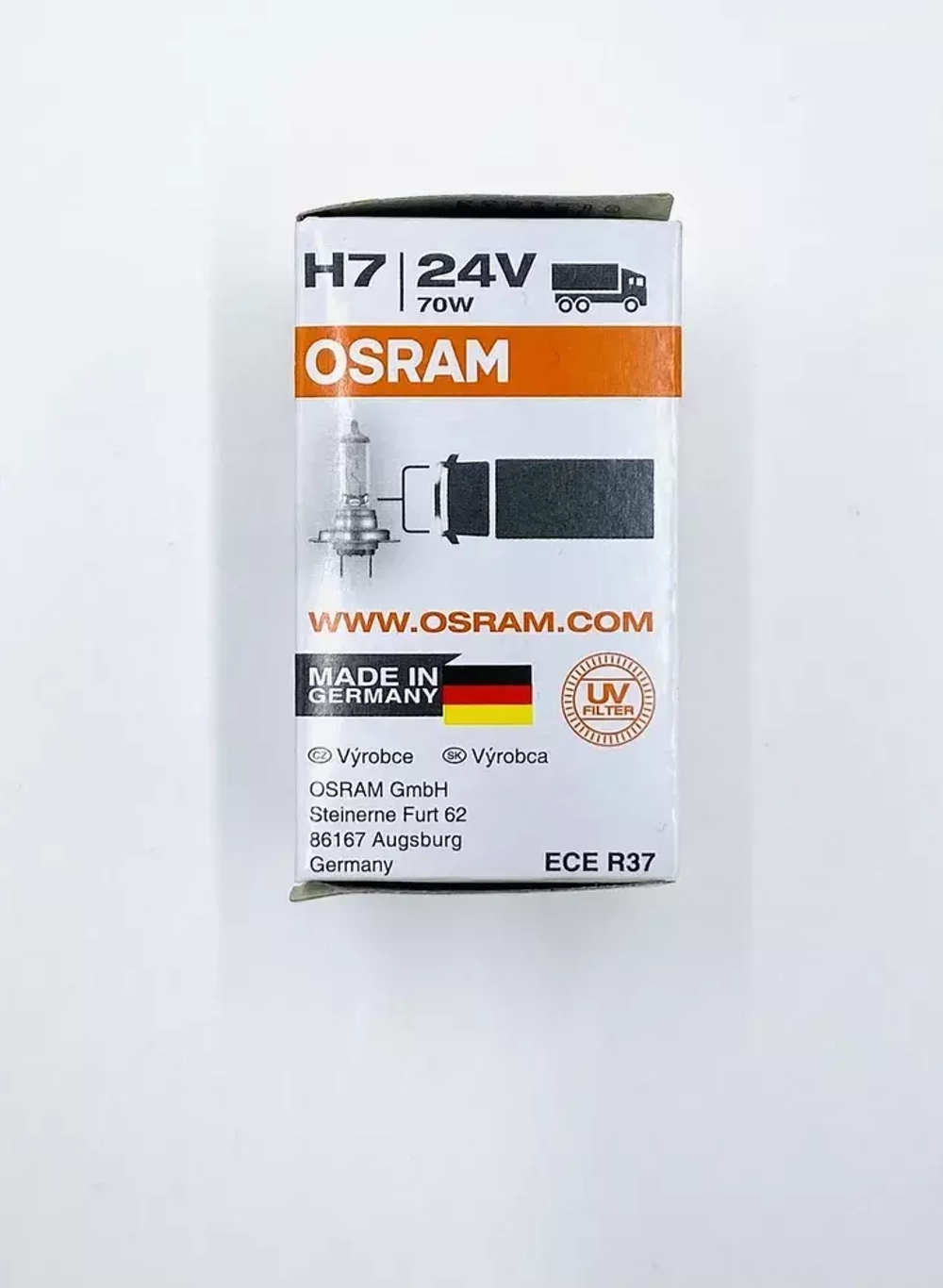 Лампа галогенная Н 7 24 v 64215   OSRAM