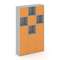 Locker plus Комплект №9 LK.K-009 Серый/Оранжевый 1188*350*1983