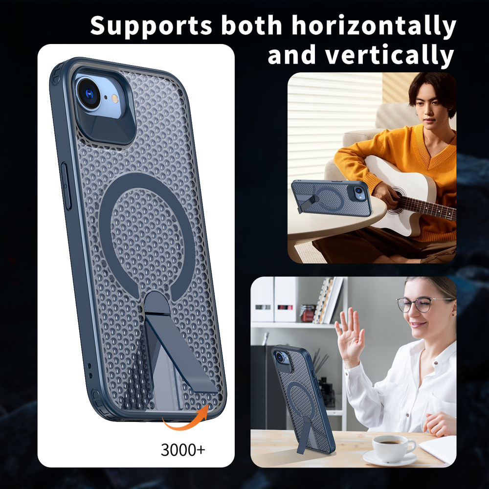 Прозрачный чехол Mesh Pro Magnetic Case для iPhone 16e