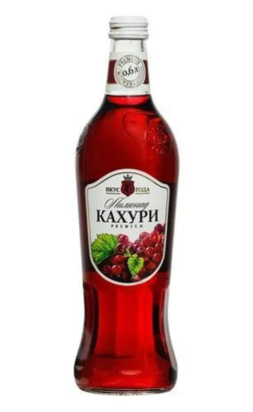 Лимонад Вкус Года Кахури 0.6 л, газ, стекло