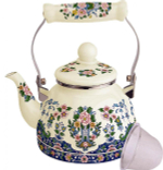 Чайник эмалированный с ситом Kelli KL-4468