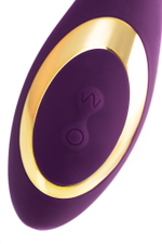 Массажер с двойной стимуляцией L'Eroina Mave фиолетовый 14 см