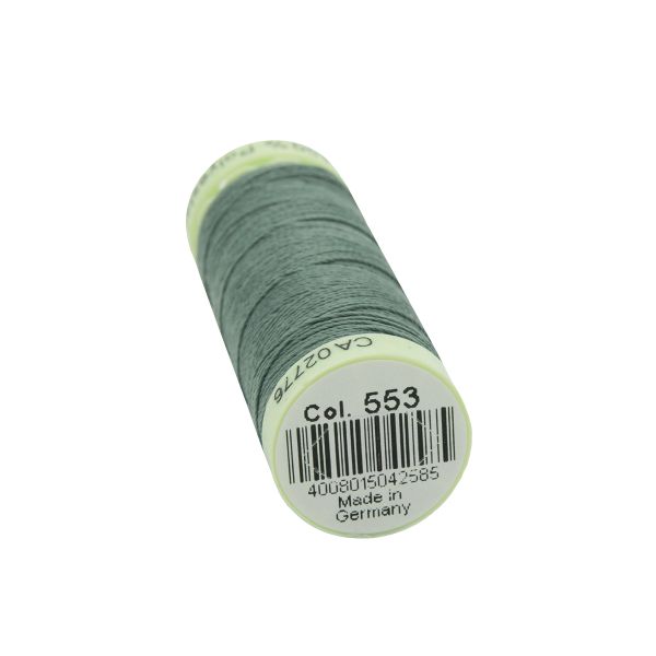 Нитки отделочные Gutermann Top Stitch 30 (30 метров), 5 кат. | 553 св.серо-зеленый