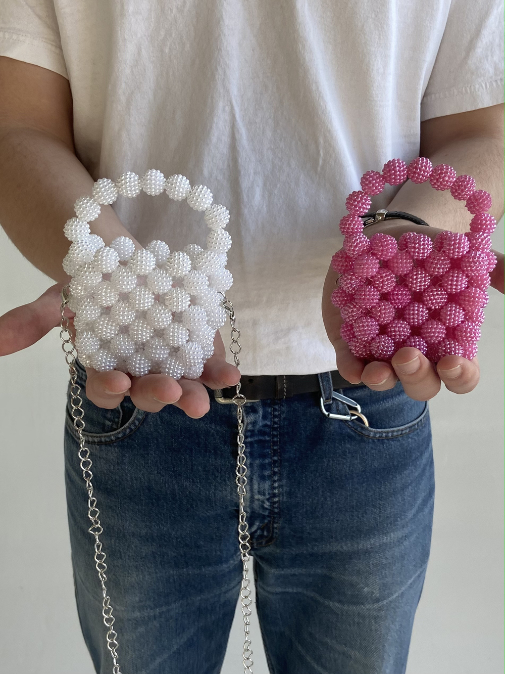 BYSASHAZEMLYA mini bag in pink