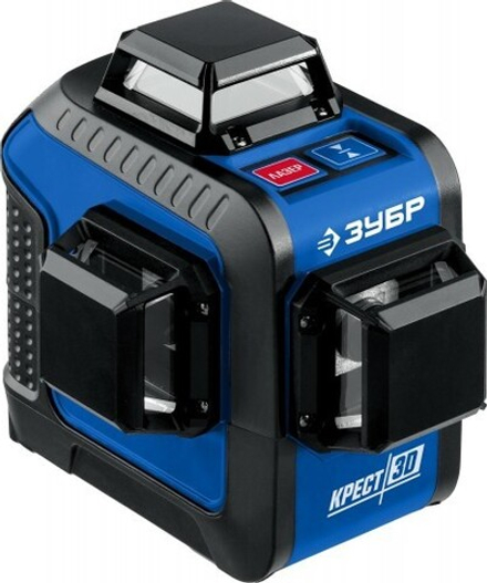 Лазерный уровень ЗУБР ПРОФЕССИОНАЛ крест 3d 34908_z01