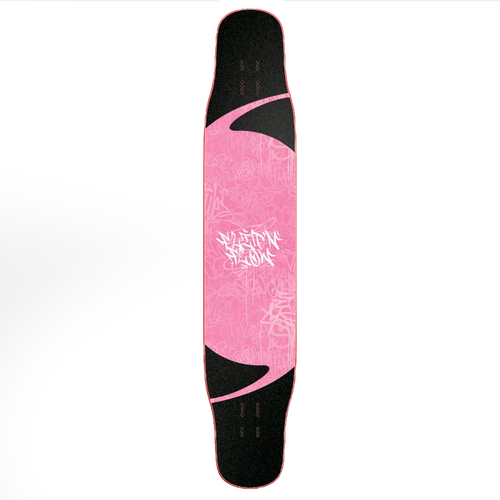 Дека Лонгборд Pepper Boards Barge 50" Pepper X Flip'n'Flow Розовый