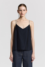 Топ PESERICO синий на бретелях 42р