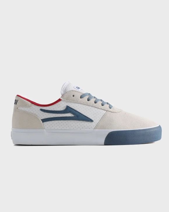 Кеды Manchester - White Suede Navy Perf (Q3-25)