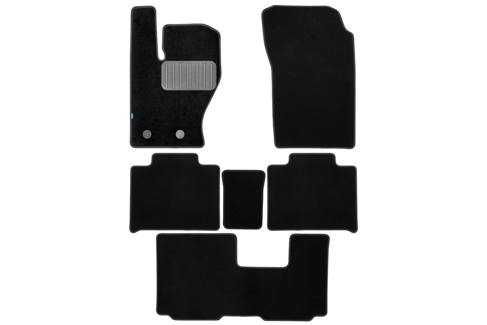 Коврики ворсовые для HAVAL H9 2024 - н.в. (II) Внедорожник 5 дв. - 6 шт. коврики текстильные в салон KLEVER05.A71450.110KH