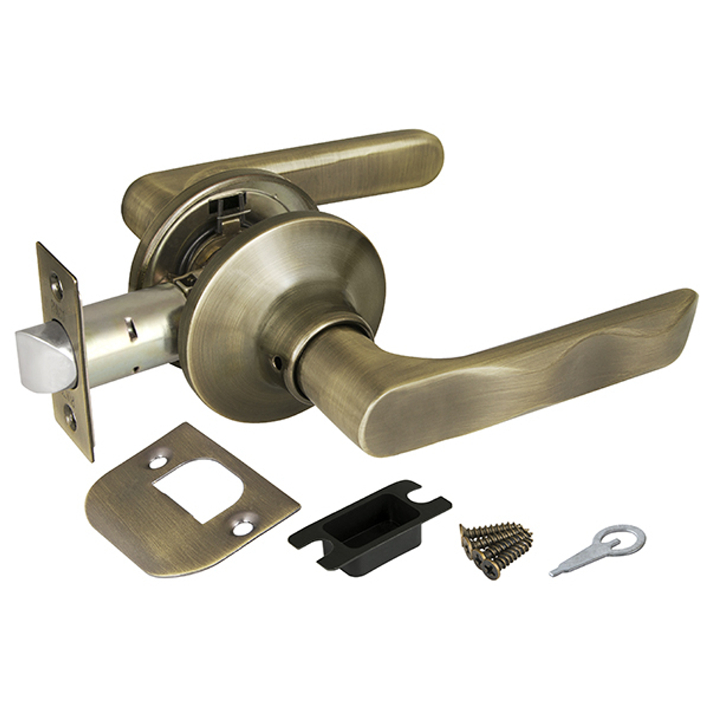 Ручка защелка DK624 AB-PS (6024 AB-P) (без фик.) бронза