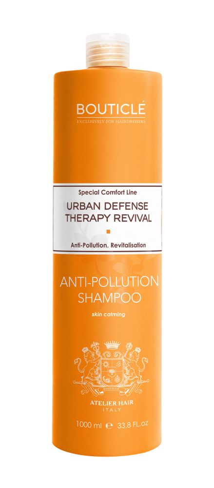 Шампунь для чувствительной кожи головы – Bouticle Urban Defense Anti-Pollution Skin Calming Shampoo 1000 мл
