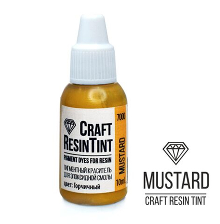 Краситель для смолы и полимеров CraftResinTint, Горчичный 10мл