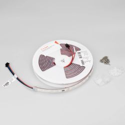 Светодиодная лента герметичная SPI-P-BA120-14mm 24V RGBW-White-PX6-BPT (16 W/m, IP66, 5060/2835, 5m) (Arlight, бегущий огонь) 049401
