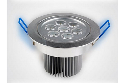G-TH107-6300K,LEDсвет.встр.повор.круг 7LED CREE/1W