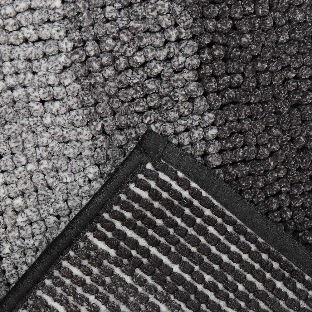 Коврик для ванной, 0.5х0.8 м, ПЭ, чер, Макарон, Y3-849